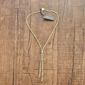 Vince Camuto Gold Lariat Necklace
